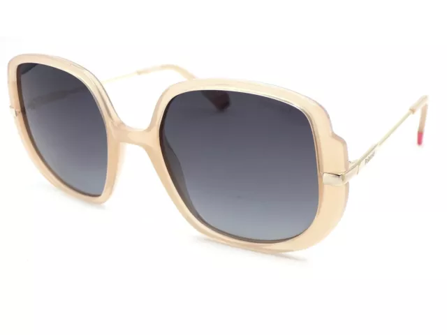 Polaroid Polarizzati da Sole Beige Oro Rosa Con Fumo Sfumato Lenti PLD6181 35J