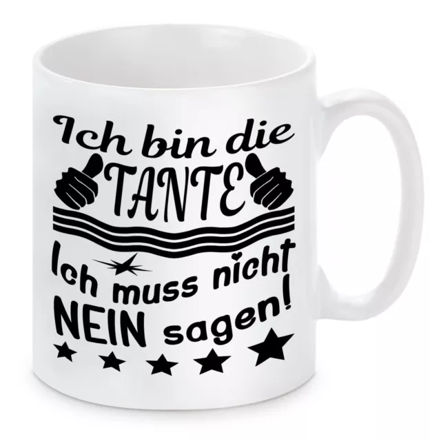 Tasse Kaffeebecher "Ich bin die Tante..." Geschenk