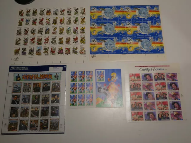 Etats Unis Lot 5 Blocs De Timbres Neufs**. Bonne Valeur