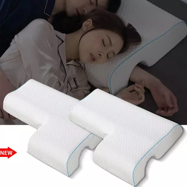 Cuddling Pillow for Couples Arched Cuddle Pillow with Slow Rebound Memory Foam