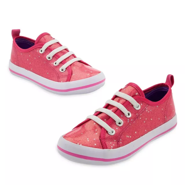 Disney Store Doc McStuffins Dress Up Costume Tennis Shoes Pink Sparkle Sneakers