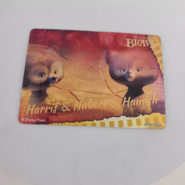 Brave Triplets 3D Lenticular Disney Pixar 37th Anniversary Oscars Trading Card