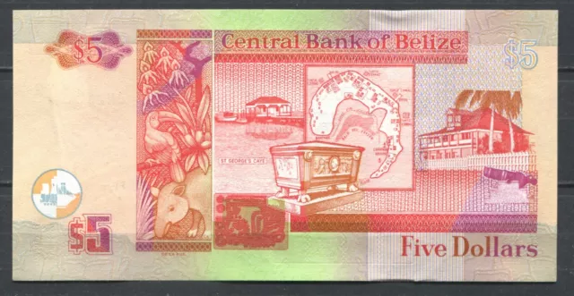 Belize 2009 • P# 67d • 5 dollars • Queen Elizabeth II • UNC (N-455) QE2