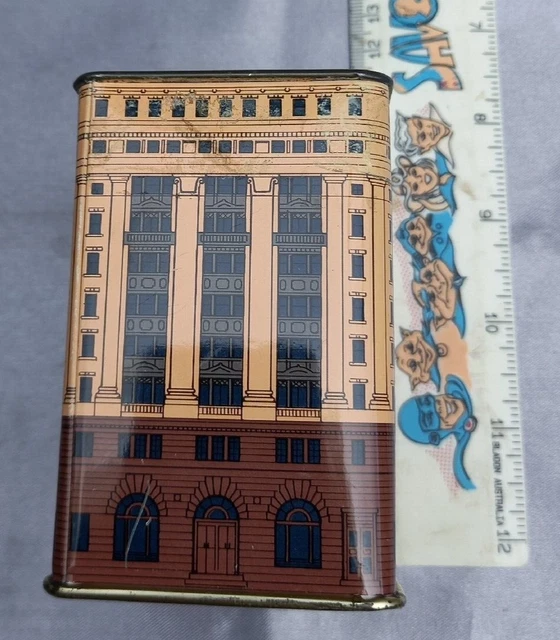 VINTAGE COMMONWEALTH BANK Money Box Tin Heritage Building Martin Place