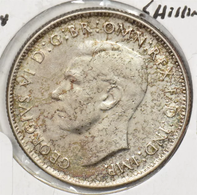 Roughly half dollar size Wolrd Silver Coin 1944 Australia Florin 106412 *SFCOIN