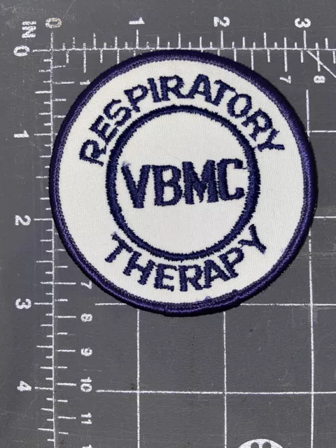 Vintage Vbmc Respiratoire Thérapie Patch Vassar Brothers Medical Centre Hôpital