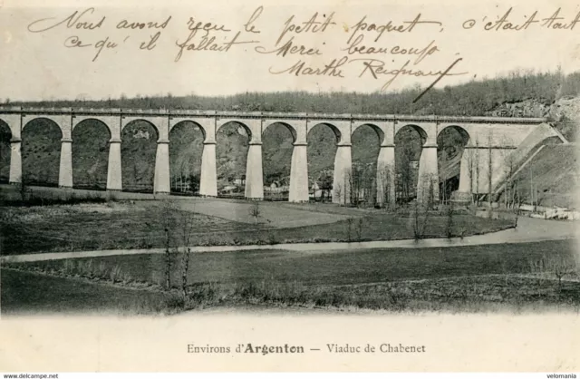 13467 cpa 36 env. d'Argenton - Viaduc de Chabenet