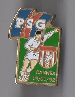 RARE PINS PIN'S .. FOOTBALL SOCCER CLUB MATCH OM O.M MARSEILLE PSG PARIS 1991~FE