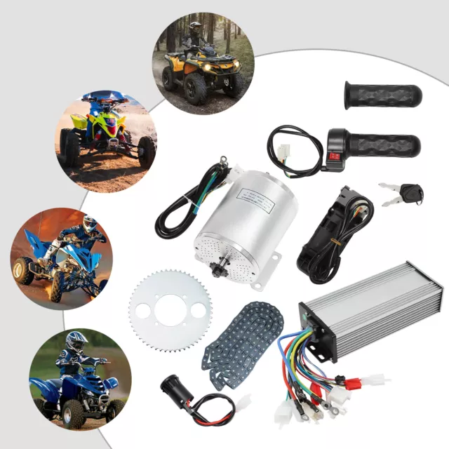 72V 3000W BLDC Brushless Motor Kit + Controller For Electric Scooter E-bike NEW