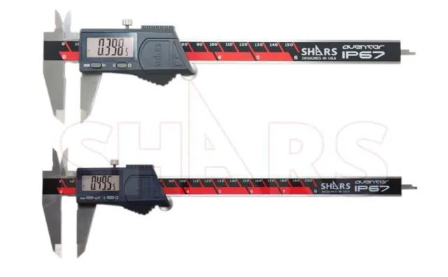 SHARS Aventor 6" & 8" IP67 Electronic Digital Caliper DIN862 NEW R]