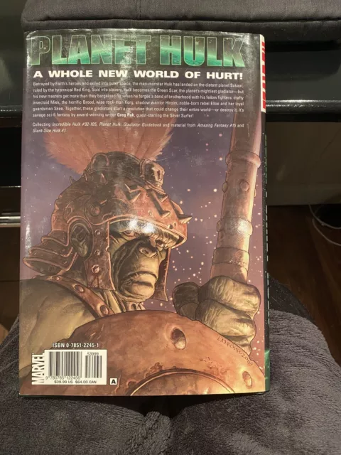 Planet Hulk - Der unglaubliche Hulk - Hardcover - selten 2