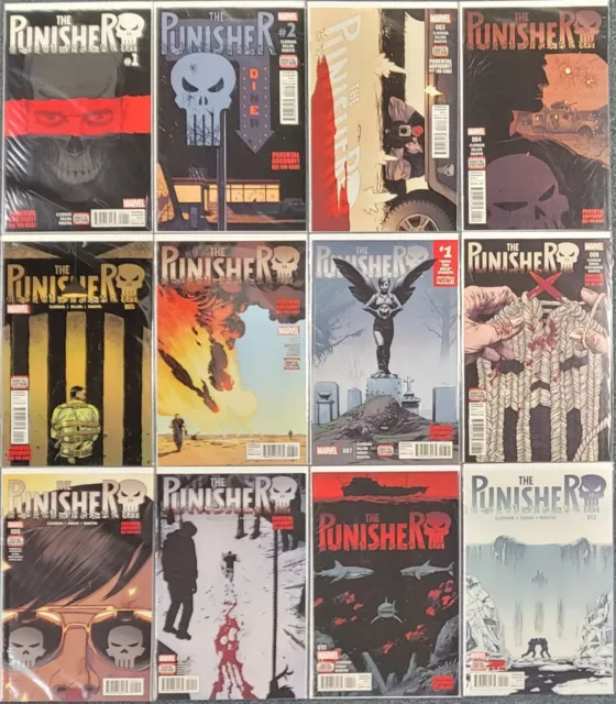 The Punisher #1-17 +Annual #1 Marvel Comics 2016 Complete Set! VF-NM 8.0-9.0+!