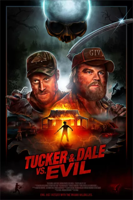 Tucker & Dale vs Evil Movie Film Poster Giclee Print Art 12x18 Mondo