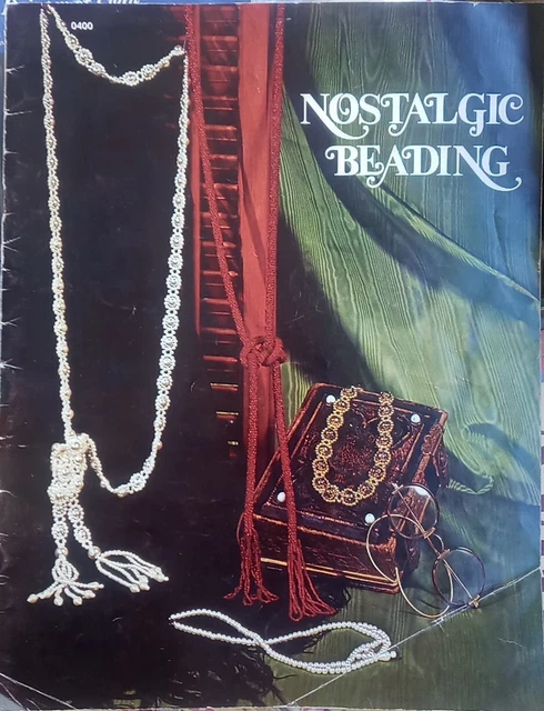 Libro de cuentas nostálgicas de colección de Mangelsen 0400 instrucciones de fabricación de joyas 1972