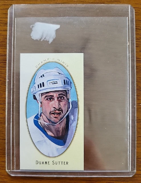 2011-12 Parkhurst Champions Mini Green Backs (NY ISLANDERS) DUANE SUTTER #21