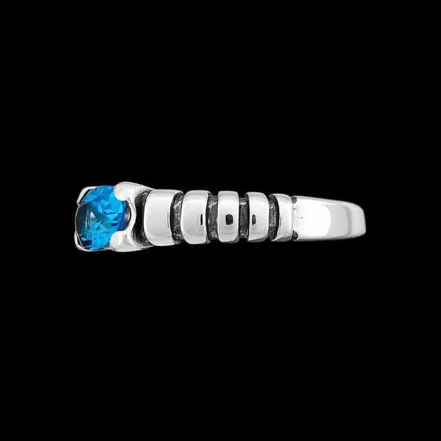 925 STERLING SILVER Topaz Ring, Topaz Diamond Ring, November Birthstone ...