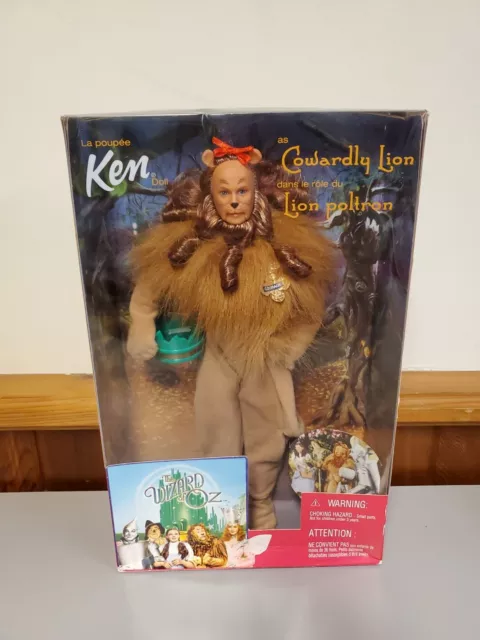 Ken As The Cowardly Lion The Wizard Of Oz 1999 New In Box