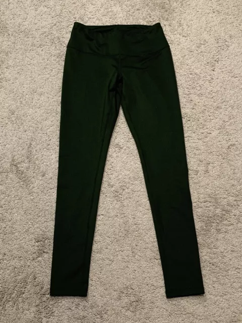 Z By Zella Womens Leggings Size Medium Green Athletic Stretch Ankle Pant