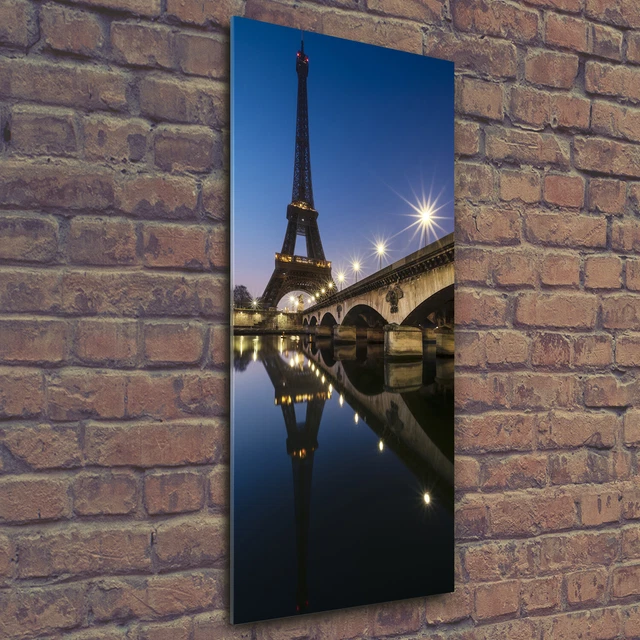 Tableau Décoratif Sur Verre Acrylique 100x50 Cm - Impression Journal Papillon Coloré - Accrochage Inclus - Effet 3D, Couleurs Vives