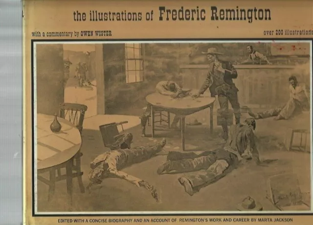 The Illustrations of Frederic Remington Hardcover Over 200 Illustrations RARE