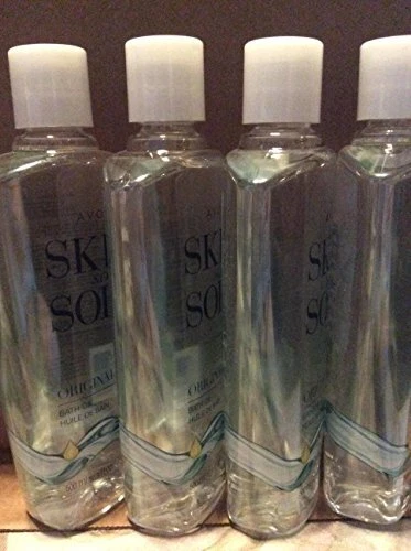 Aceite de baño original Avon Skin so suave 16,9 fl.oz. Lote de 4 botellas
