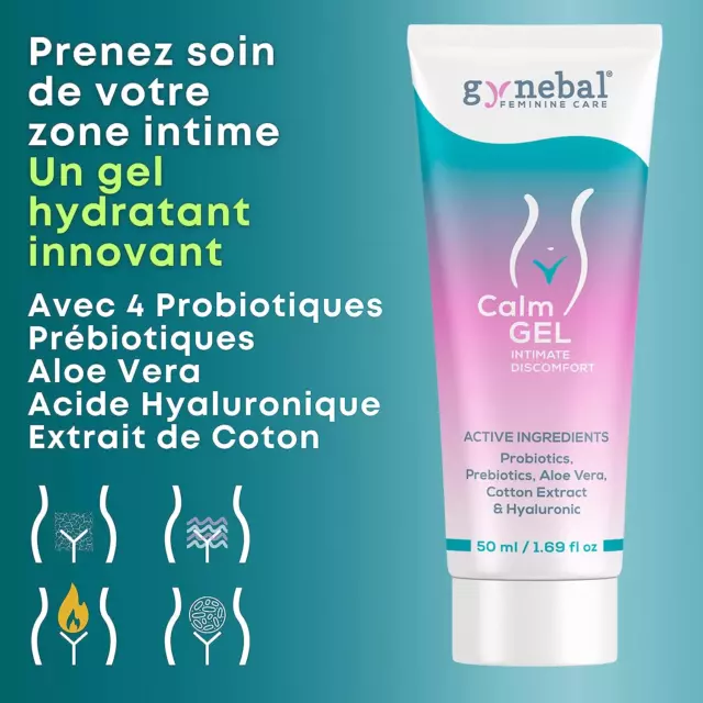 50 Ml GYNEBAL CALM Gel Intime Femme Protective De La Flore Intime Vulvaire 3