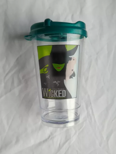 Wicked the Musical Broadway Reusable Travel Cup With Lid