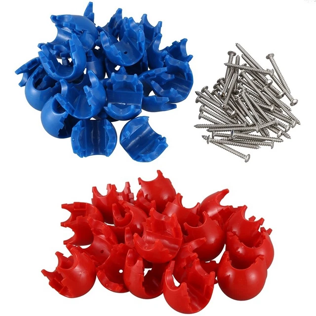 20Pcs Climbing Rope Net 12mm Plastic Connector Net Buckle Climbing Accessor N8O4