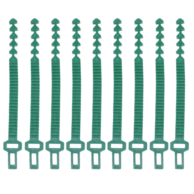 15PCS Wiederverwendbare Gartenbaumkabelbinder Kletterpflanzen