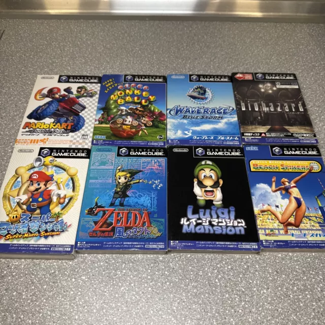 8x  Japanische Nintendo Game Cube Spiele / Sammlung