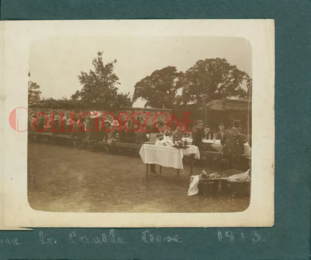 1913 Ruskin School Home Heacham Norfolk School Trip Picnic 4 x 3 inch