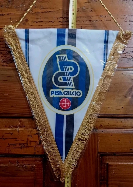 Fanion Vintage Pisa Calcio - Années 90, Football Italien, Made In Italy