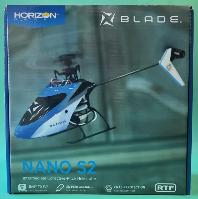 Blade Nano S2 E-Flite Horizon Hobby Helicopter RC Remote Control Spektrum