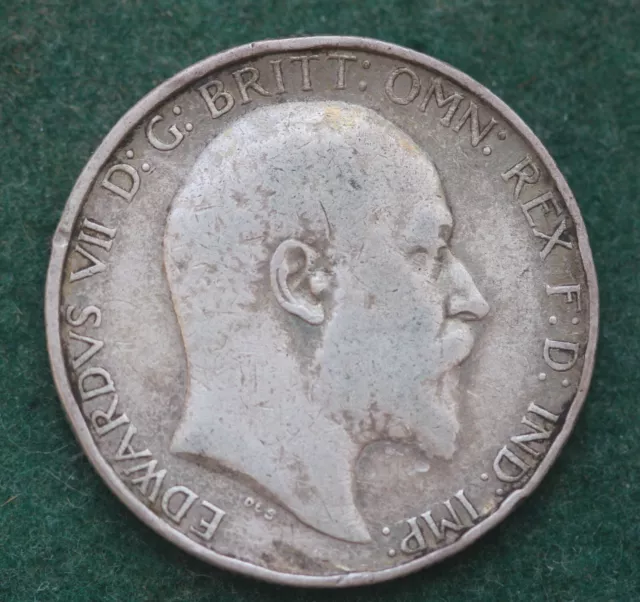 Great Britain King Edward VII Florin 1904 Silver Coin