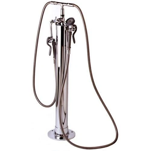T&S Brass - B-0190 - Floor Mount Hook Nozzle and Hose