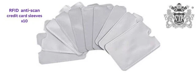 rfid blocking credit card sleeves
