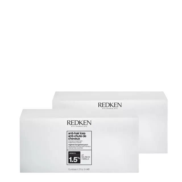 Redken Anti Hair-Loss Intensive Treatment 10x6ml 2 pack