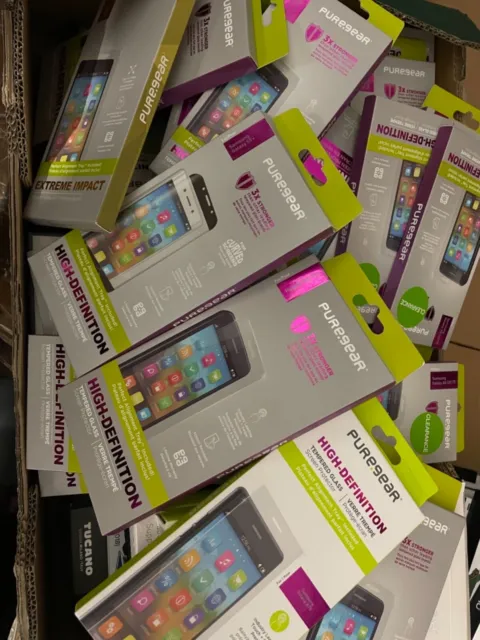 JOBLOT Mobile Phone Screen Protectors  | 80+ no items |  LG, iPhone, Samsung etc 2