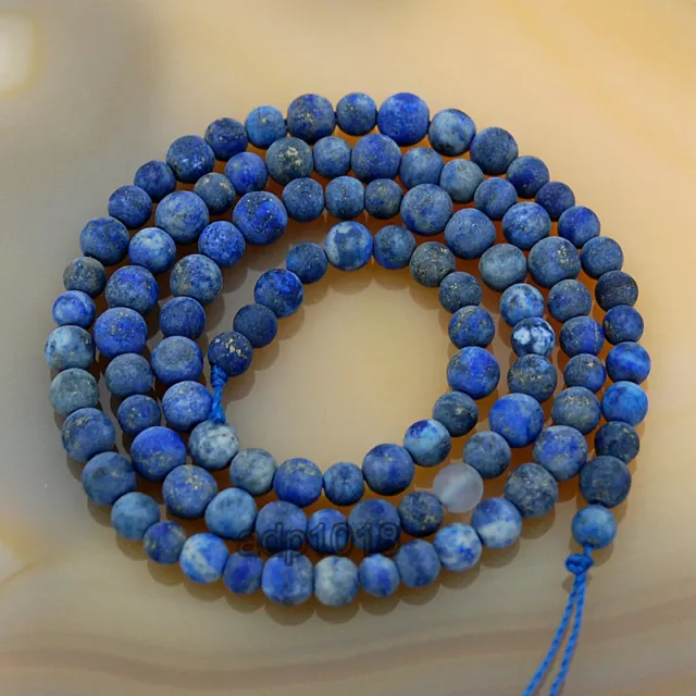 Wholesale Natural Matte Gemstone Round Spacer Loose Beads 4mm 6mm 8mm 10mm 12mm