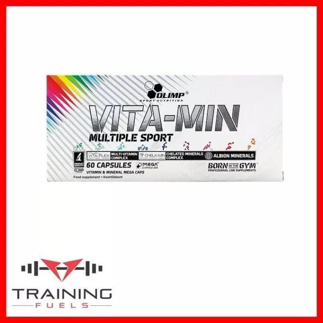 Olimp Vita-Min Multiple Sport Mega Caps multi vitamin mineral formula (1 Box)