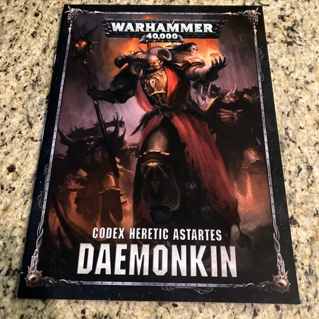CODEX HERETIC ASTARTES Daemonkin - WARHAMMER 40K - Atelier de jeux EUR ...