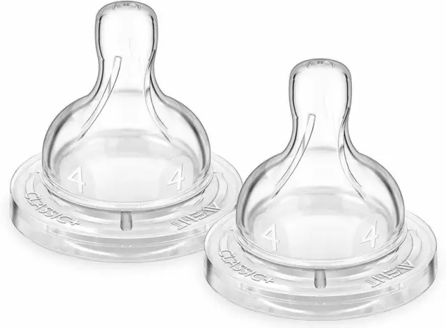 Philips Avent Classic Teat Fast Flow Nippel – 4 Löcher/ab 6 Monaten...