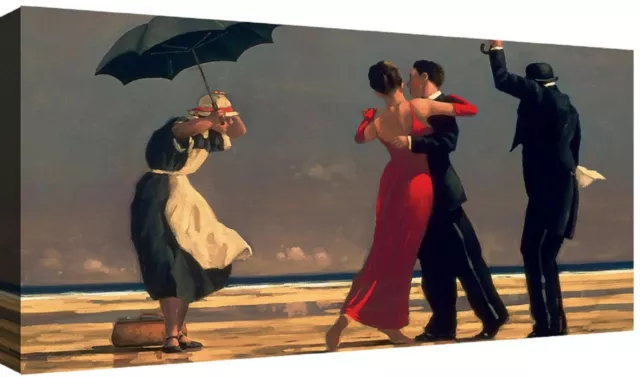 Quadri moderni Vettriano cm 100x50 Quadro Stampa su tela canvas maggiordomo