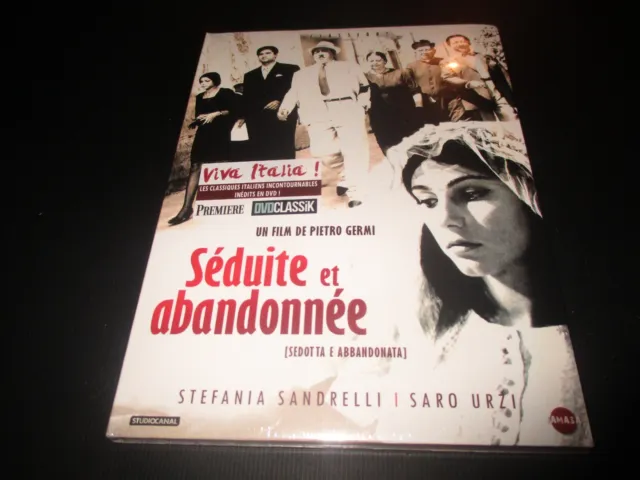 DVD DIGIPACK NEUF "SEDUITE ET ABANDONNEE" Stefania SANDRELLI / Pietro GERMI