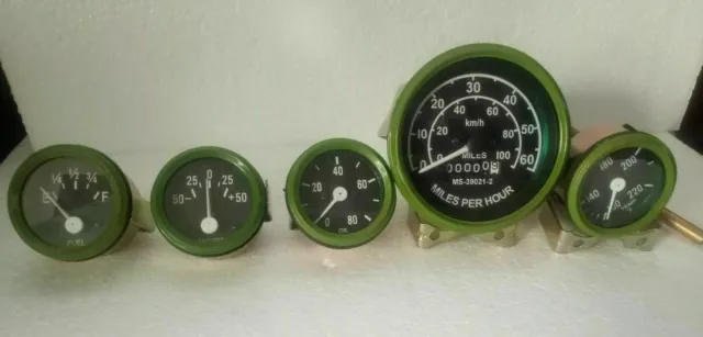 JEEP Willys Tachometer passend für 1946–66 CJ-2A, 3A, 3B, M38, M38A1...