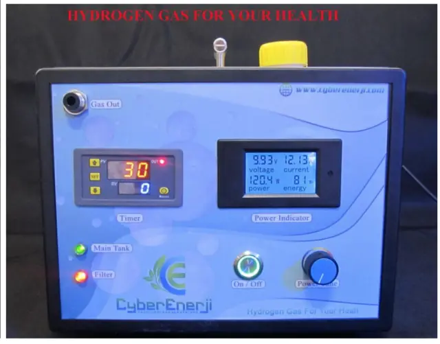 hydrogen respiratory machine Hydrogen oxygen electrolyzer machine 1000ml/min hho