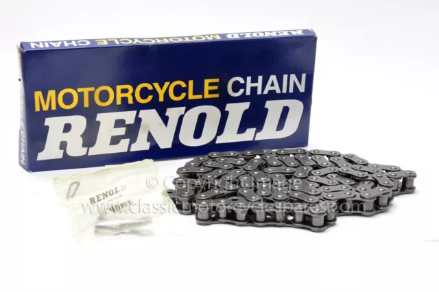 Final Drive Chain, BSA C10, C11, Rigid, 1946-53, 104L Genuine Renolds