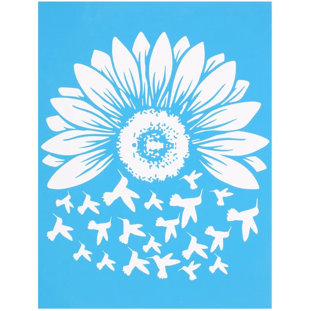 Druckschablone DIY-Mesh-Schablone Siebdruck-Vorlage Schablonen Kreide