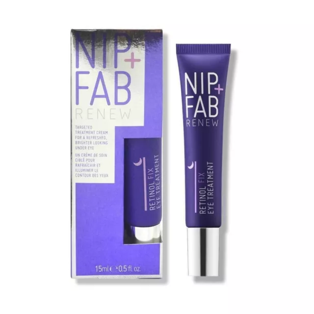 NIP + FAB Renew Retinol Fix Eye Treatment Cream 15ml NEW