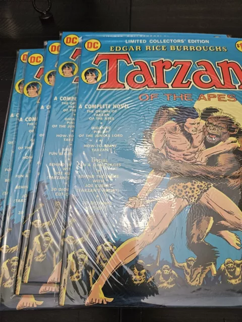 Tarzan Of The Apes Limited Collectors Edition C-22 Treasury Book 1 Book Each